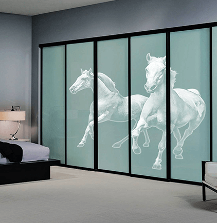 glass door